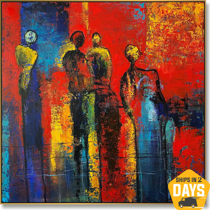 SPECTRUM OF FIGURES 46"x46"