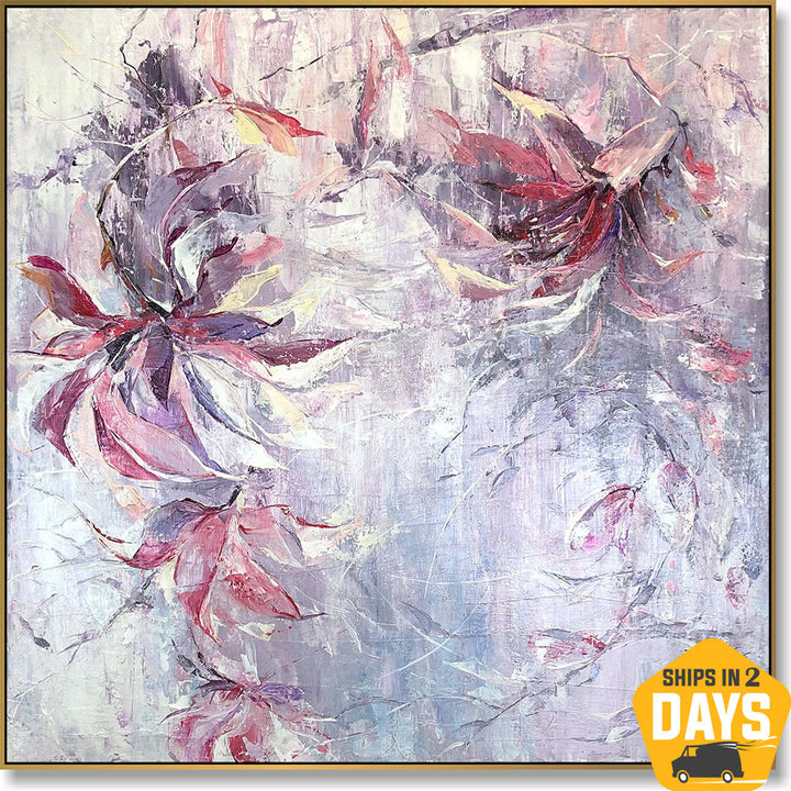 FLOWERS BLOOM 27.55"x27.55"