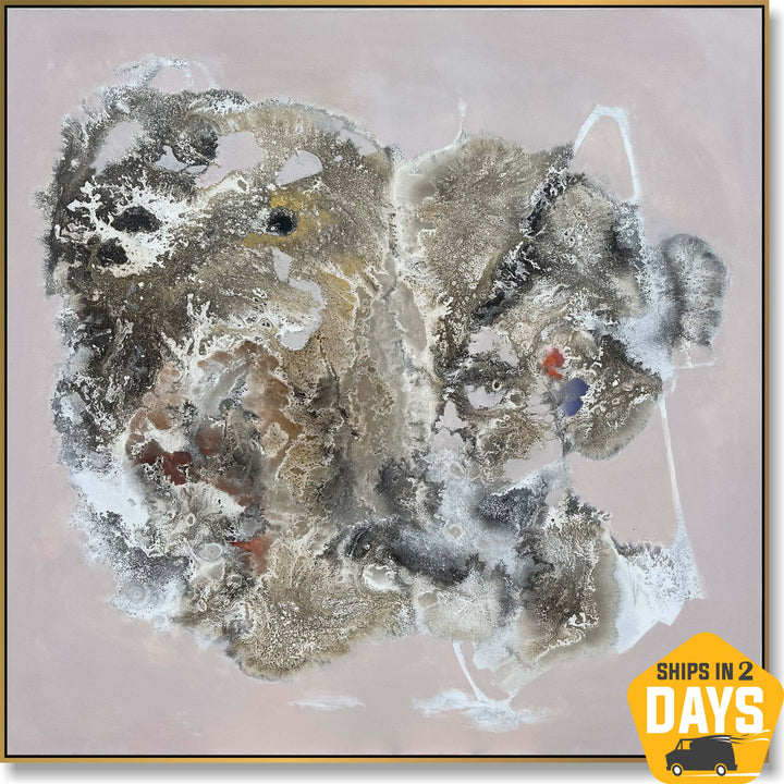 MAP OF ISLAND 46"x46"