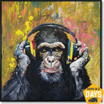 FUNKY CHIMP 46"x46"