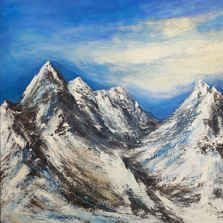 SNOWY SUMMITS 36"x36"