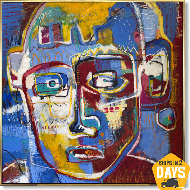 MUTED EXPRESSIONS 32"x32"