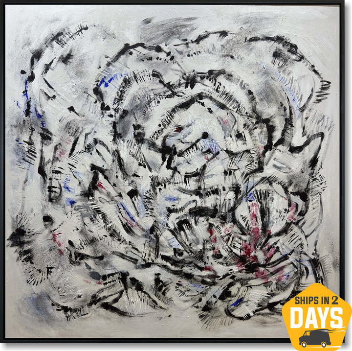 ECHOES OF A ROSE 45.5x45.5"