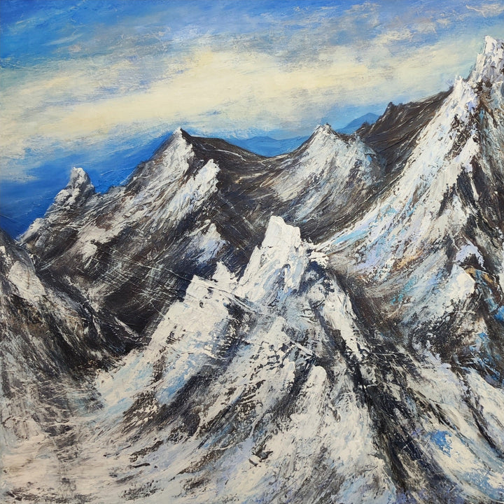 SNOWY SUMMITS 36"x36"