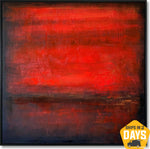 FIERY HORIZON 40"x40"