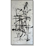 BLACK INK EXPRESSION 80"x40"