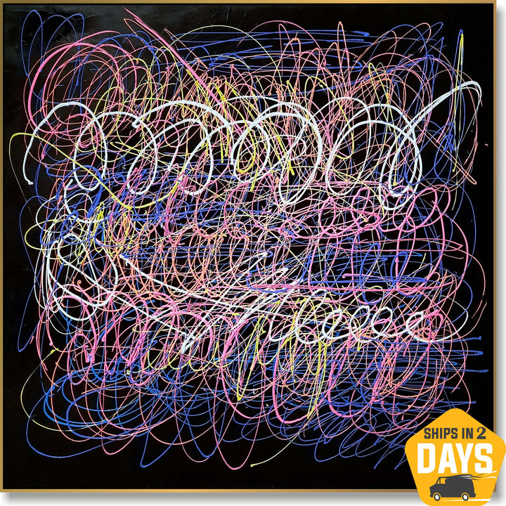 COLORFUL APPARITION 46"x46"