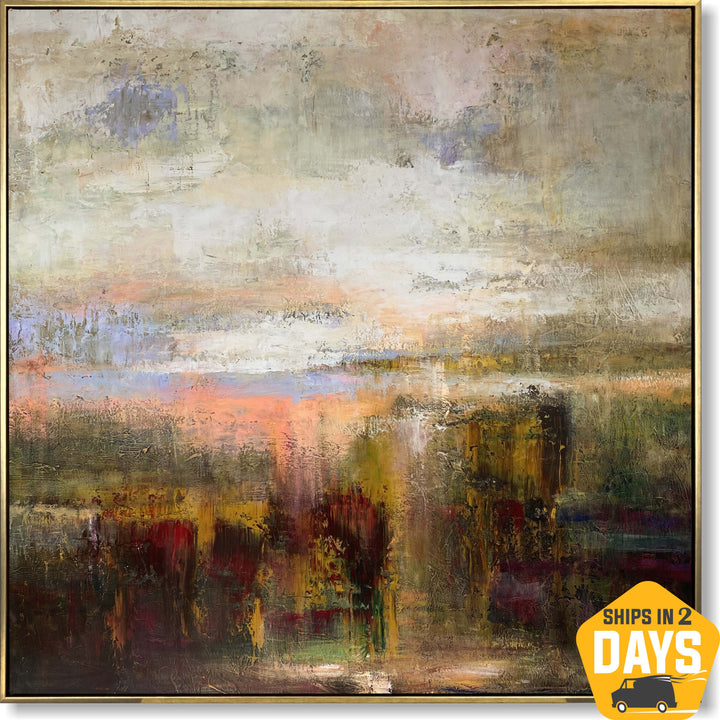 MORNING HUES 50"x50"