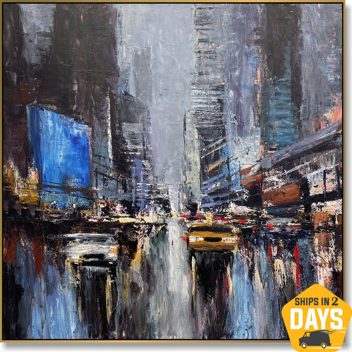 MIDNIGHT METROPOLIS 40"x40"