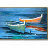 TRANQUIL BOATS ON BLUE WATERS