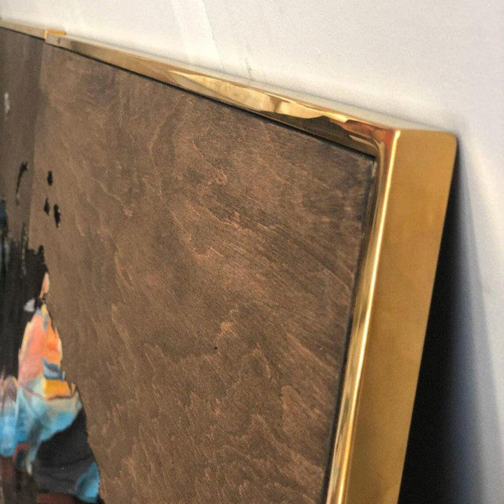 METAL WORLD MAP 3p: 27.2"x48.3"