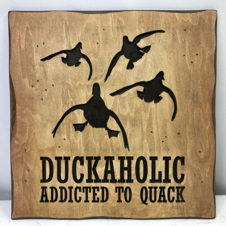 DUCKAHOLIC 18.1"x18.1"