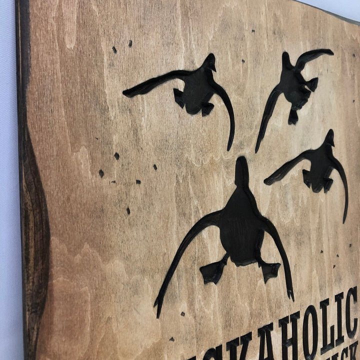 DUCKAHOLIC 18.1"x18.1"