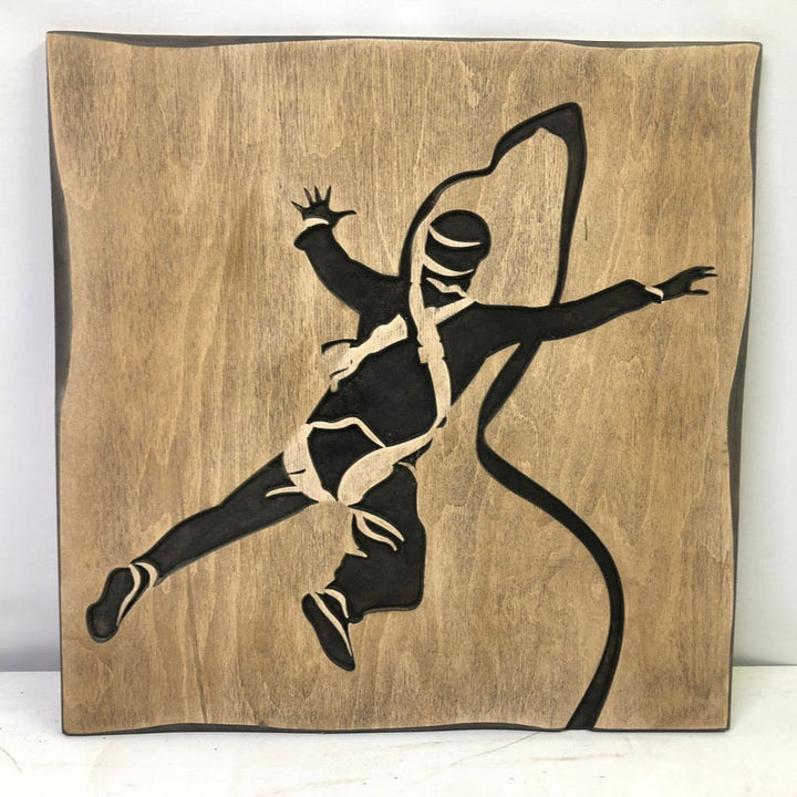 BUNGEE JUMPING 17.7"x17.7"