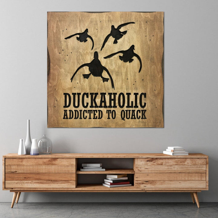 DUCKAHOLIC 18.1"x18.1"