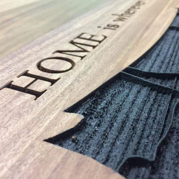 America Large United States Map Wood Wall Handing Decor Modern Map | WOODEN UNITED STATES MAP 14"x19" - Trend Gallery Art | Original Abstract Paintings