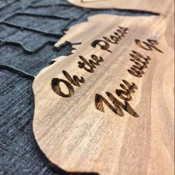 America Large United States Map Wood Wall Handing Decor Modern Map | WOODEN UNITED STATES MAP 14"x19" - Trend Gallery Art | Original Abstract Paintings