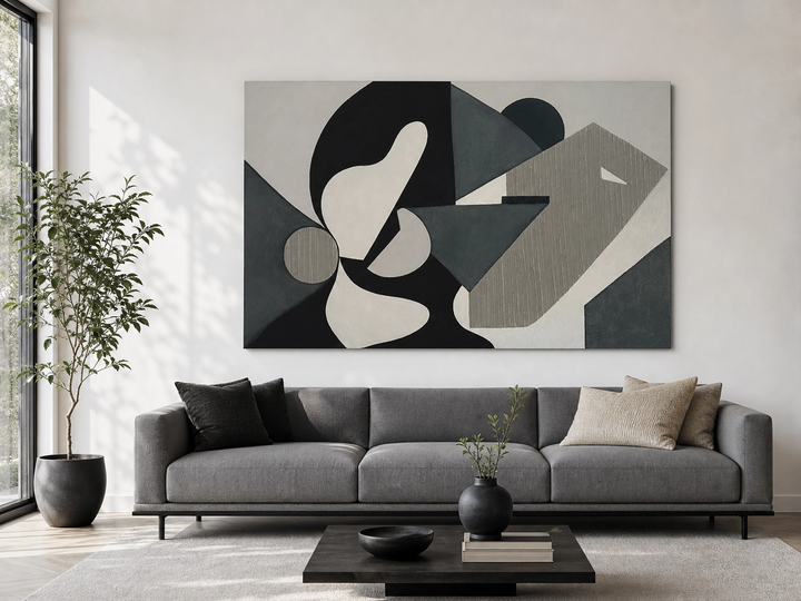 GEOMETRIC CONTRAST 30"x46"