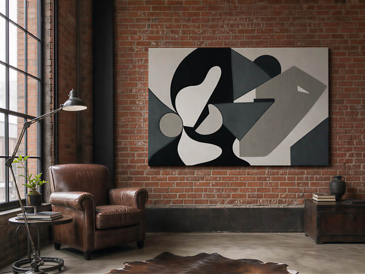GEOMETRIC CONTRAST 30"x46"