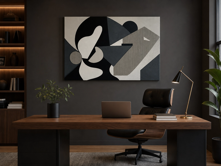 GEOMETRIC CONTRAST 30"x46"