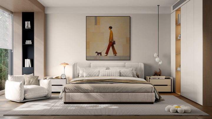 MORNING WITH THE DOG