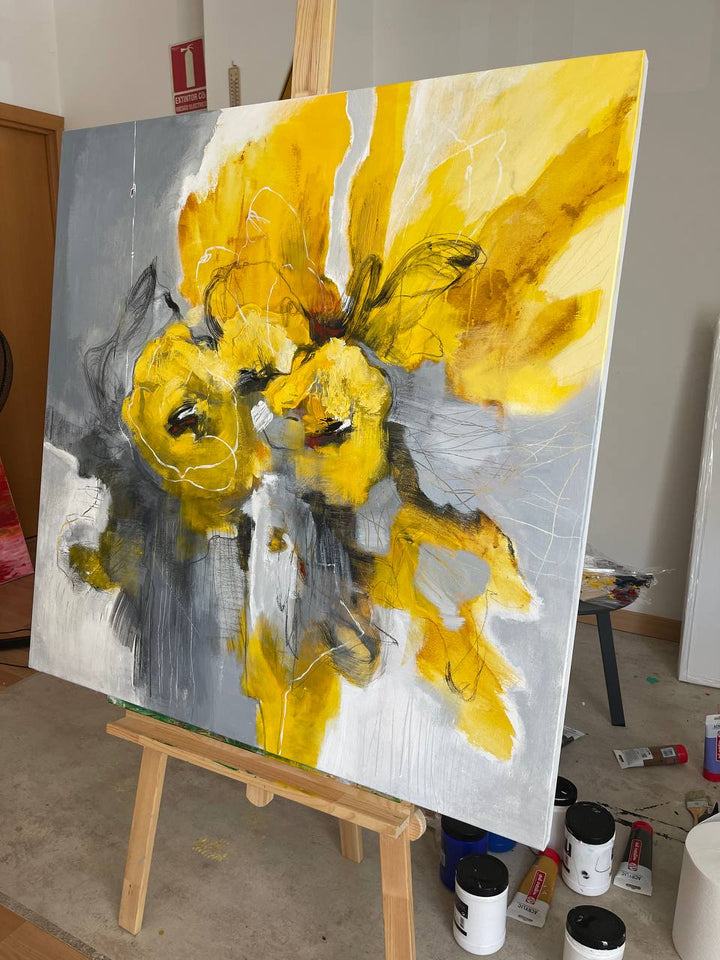 RADIANT FLORA 39.3"x39.3"