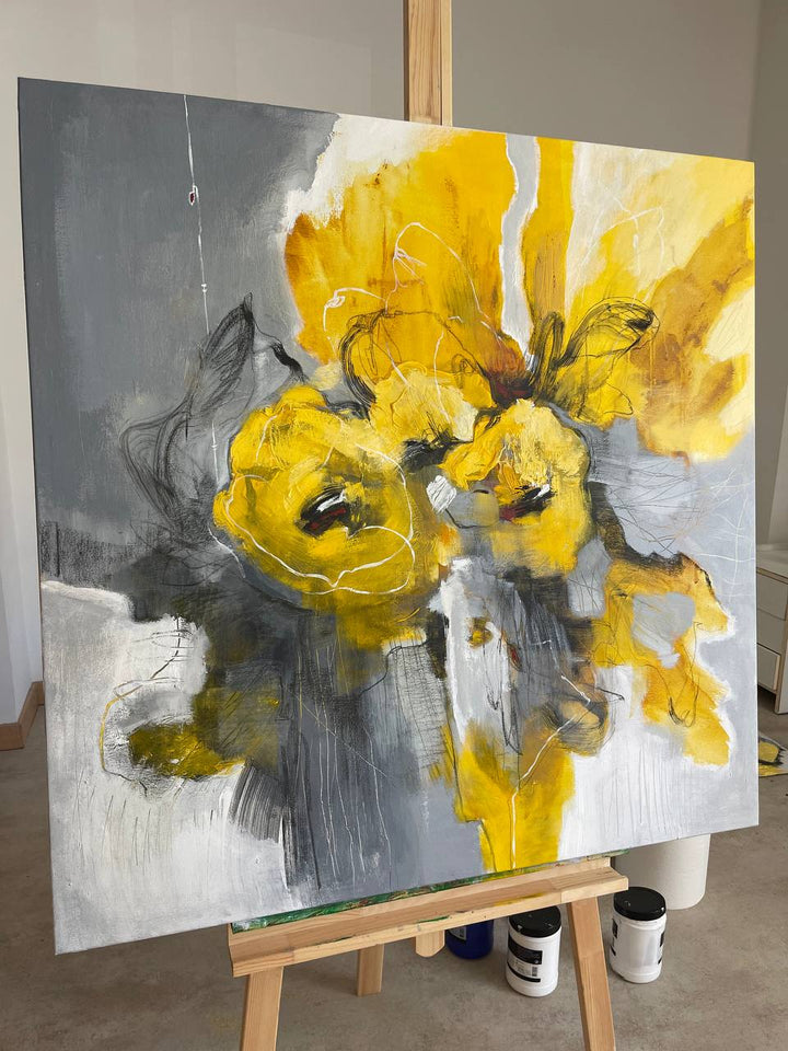 RADIANT FLORA 39.3"x39.3"