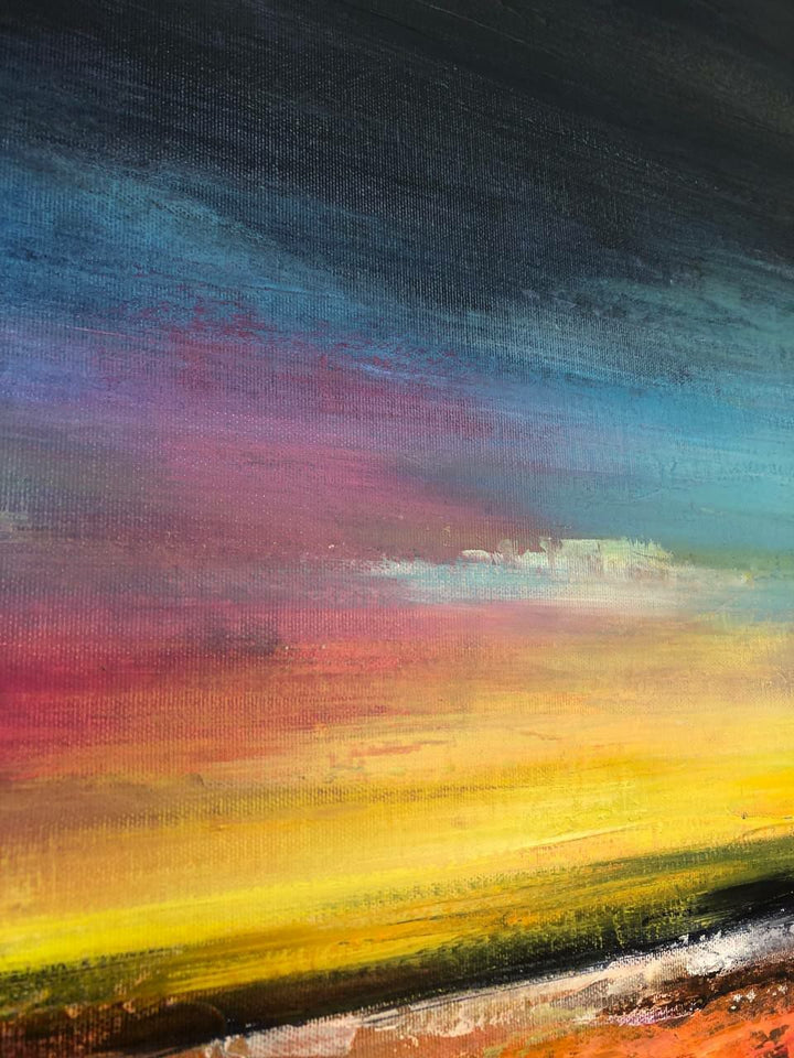COLORFUL SUNSET 60"x60"