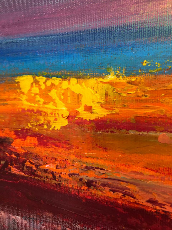 COLORFUL SUNSET 60"x60"