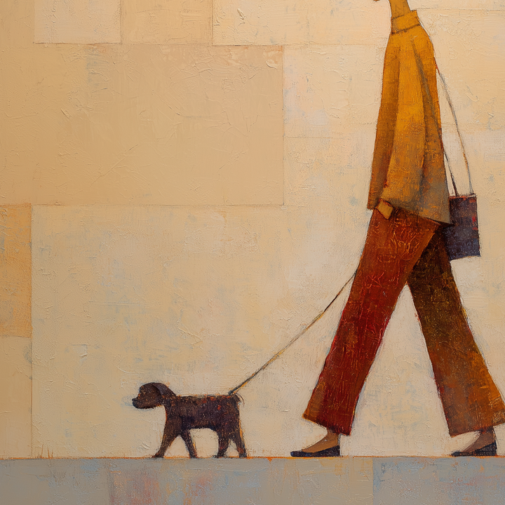 MORNING WITH THE DOG