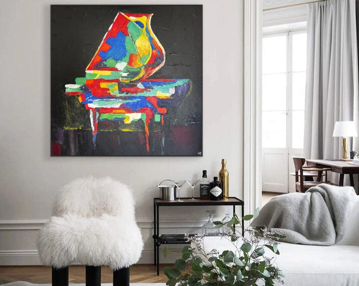 COLOR OF MUSIC 48"x48"
