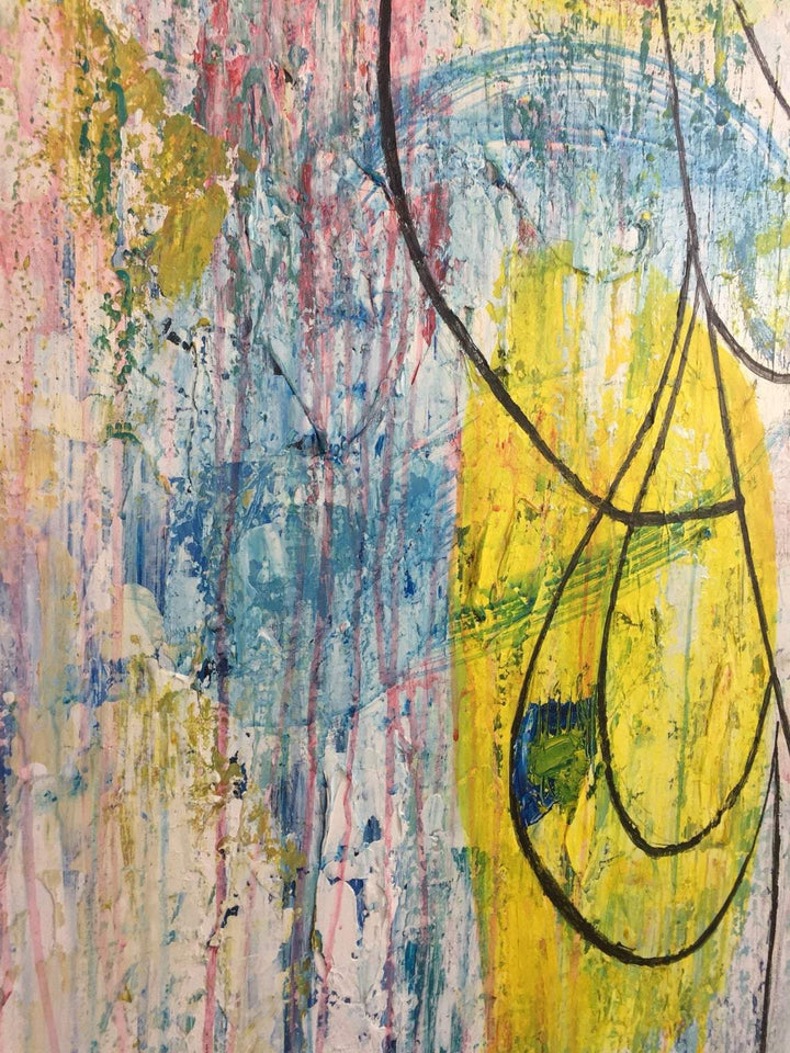 Large Wall Art Canvas Colorful Painting Painting Art Painting Abstract Oil Canvas | WOMEN'S DREAMS - trendgallery.ca