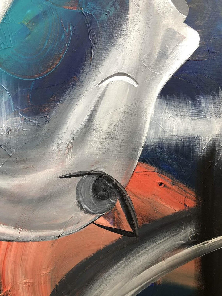 Human Art Figurative Painting Texture Art Fashion Girl Art Women Fashion Art | UNIVERSE OF MIND - trendgallery.ca