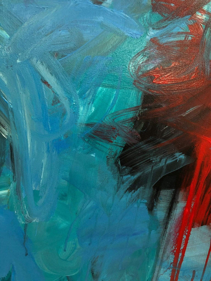 BLUE CURACAO 40"x40"