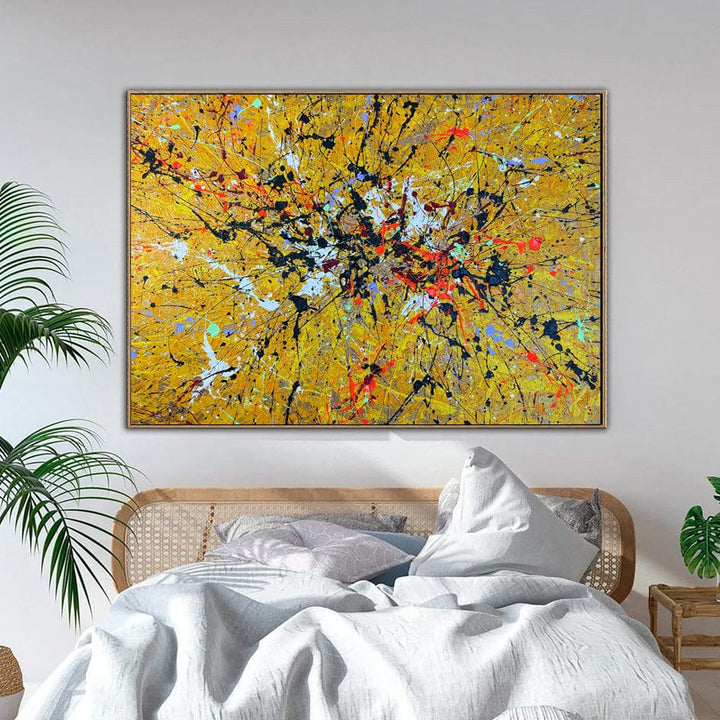 YELLOW SPLASH 39.4"x54"