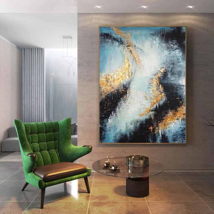 Large Original Painting On Canvas Colorful Painting Canvas Art Abstract Painting On Canvas | AUTUMN HAZE - trendgallery.ca
