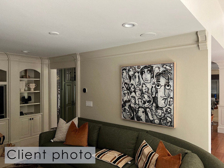 CLOSE PEOPLE 72"x72"