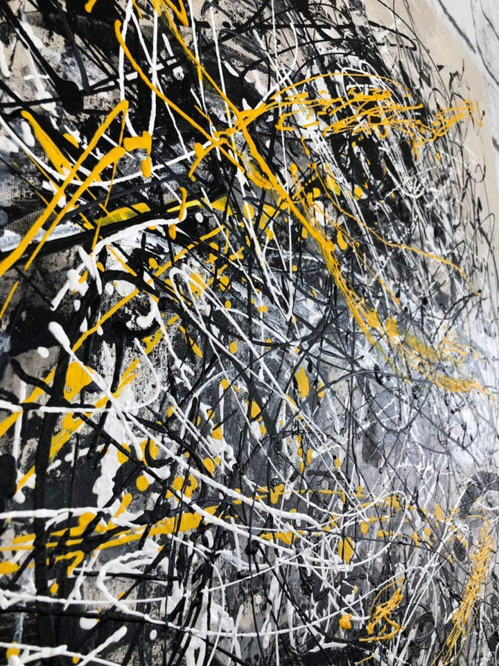 Colorful Abstract Impressive Artwork Original Painting On Canvas | INTERTWINING FATE - trendgallery.ca