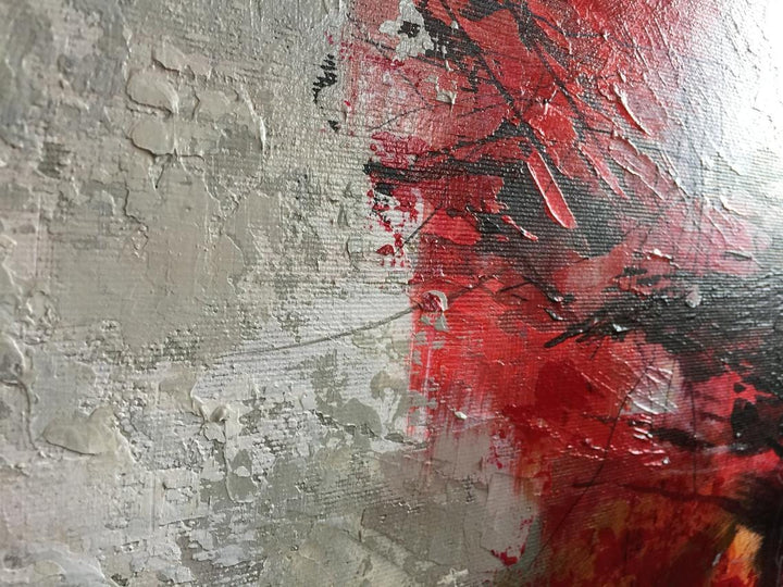 Large Modern Art Colorful Abstract Painting Red Painting White Painting Black Painting | DEVOTION - trendgallery.ca