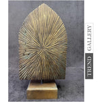 Creative Wood Figurine Creative Shape Romantic Gift Hand Carved Modern Art Original Desktop Decor | INNER LIGHT 18.7"x9.8"