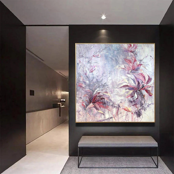 FLOWERS BLOOM 27.55"x27.55"