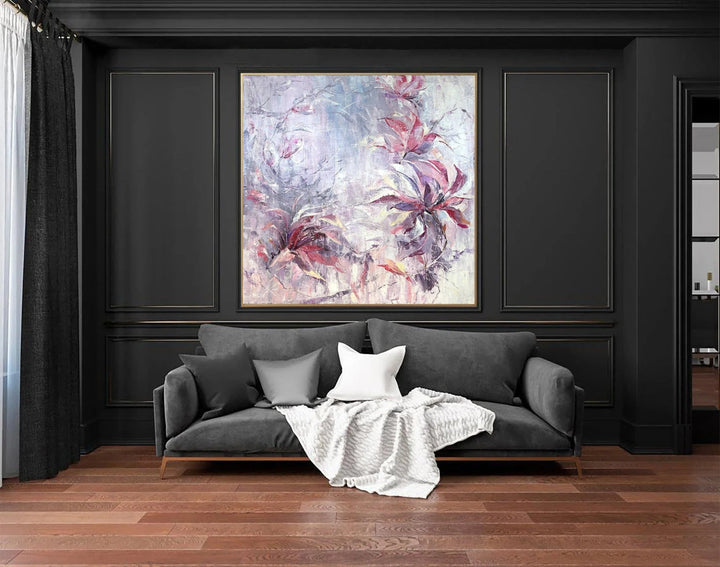 FLOWERS BLOOM 27.55"x27.55"