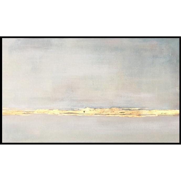 Abstract Acrylic Painting On Canvas Original Gray Painting Gold Painting Contemporary Art | GLEAM - trendgallery.ca