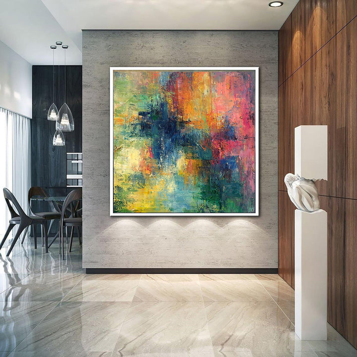 Colorful Abstract Paintings On Canvas In Bright Сolors Art Modern Fine Art Vivid Art Pastel Colors Handmade Artwork | BRIGHT BLOOM - trendgallery.ca