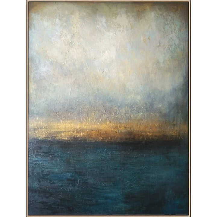 Abstract Blue Painting Gray Painting Landscape Painting Sunset Painting Ocean Painting | WATERSCAPE - trendgallery.ca