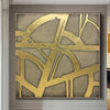 Abstract Gold Leaf Painting Abstract Acrylic Paintings On Canvas Contemporary Art | GOLDEN GATE - trendgallery.ca