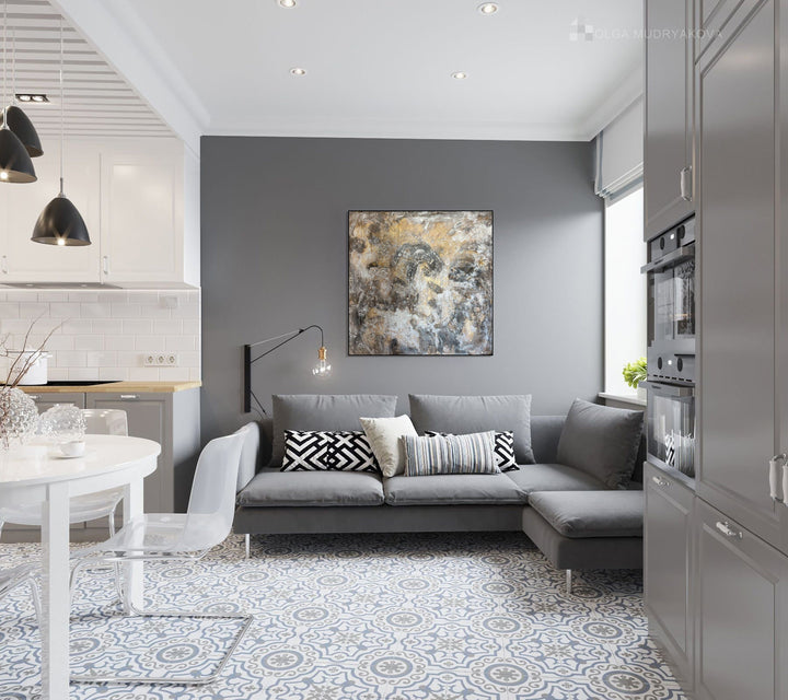 LIQUID MARBLE 48"x48"