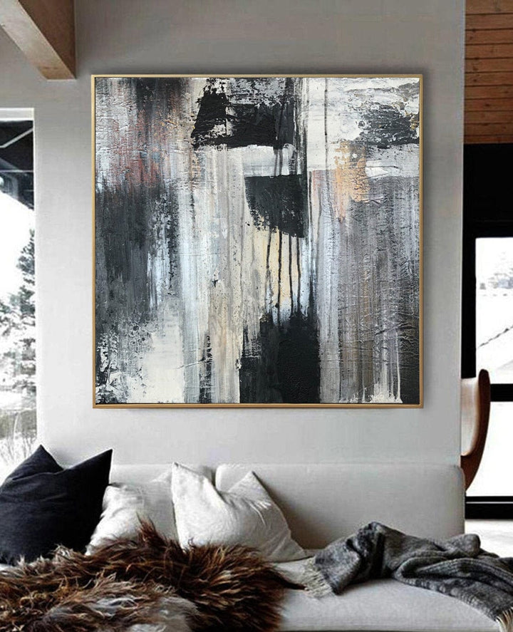 STREAKED WITH TEARS 19.68"x19.68