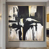 Acrylic Painting On Canvas Original Abstract Acrylic Painting Gold Leaf Extra | ELEVATED CITY - trendgallery.ca