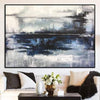 Abstract Painting in Black and White | WATER REFLECTION - trendgallery.ca